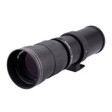 Lightbox 420-800mm F/8.3-16 Super Telephoto Zoom Lens for Canon Nikon Sony Pentax DSLR Camera